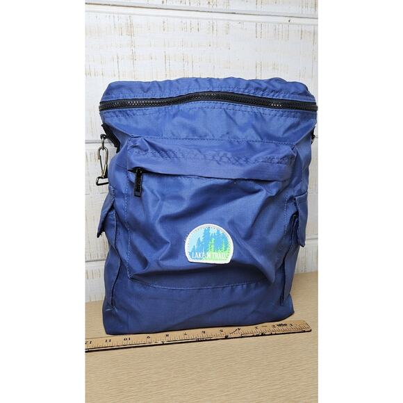 Vintage Lake N Trail hiking Walking‎ Light backpack Lightweight Outdoors - Picture 7 of 10